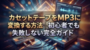 カセットテープをMP3に変換する方法｜初心者でも失敗しない完全ガイド