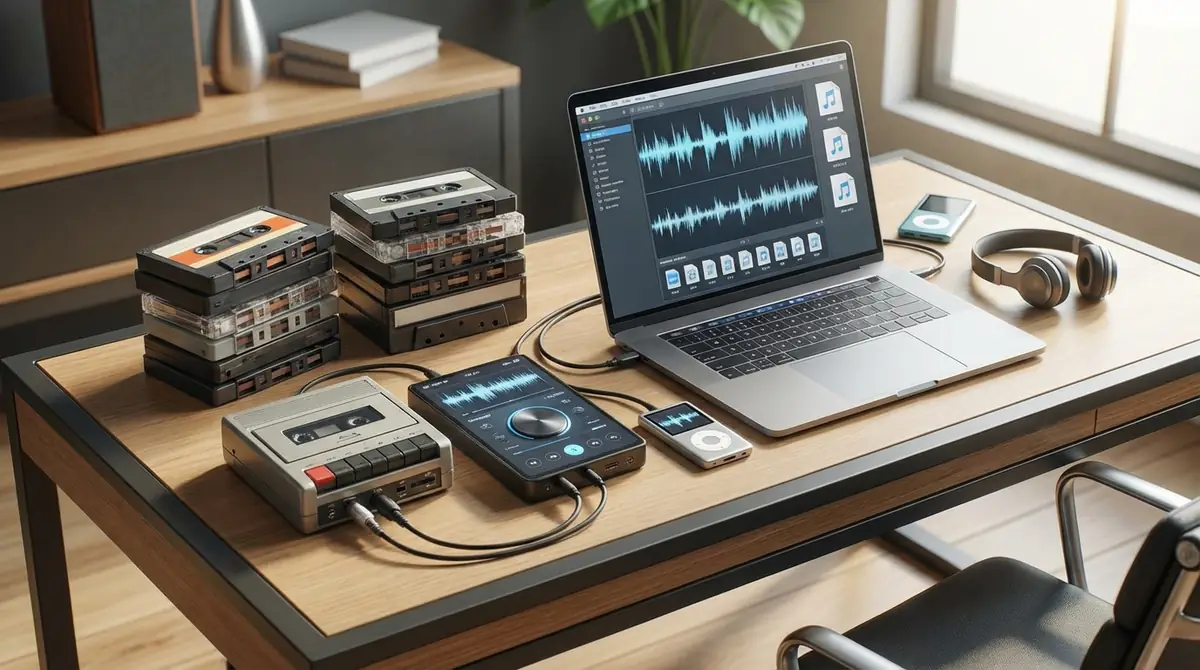 カセットテープをMP3に変換する4つの方法【比較表付き】