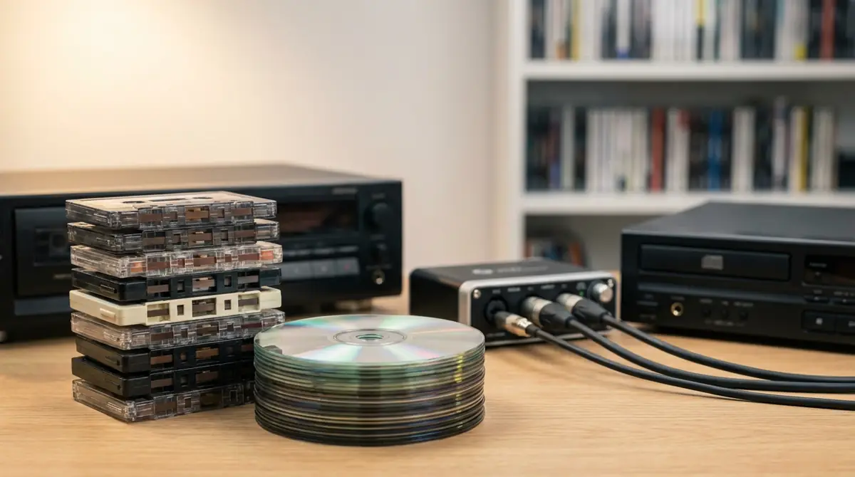 カセットテープのCDダビング料金相場と納期の目安