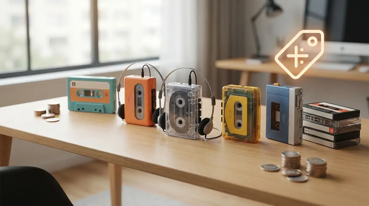 安いカセットプレーヤーの価格相場|2,000〜4,000円がコスパ最強