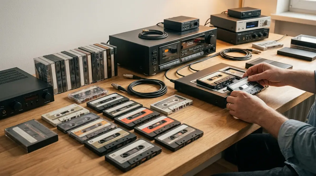 カセットテープのダビングはどこでできる?【店舗・業者一覧】