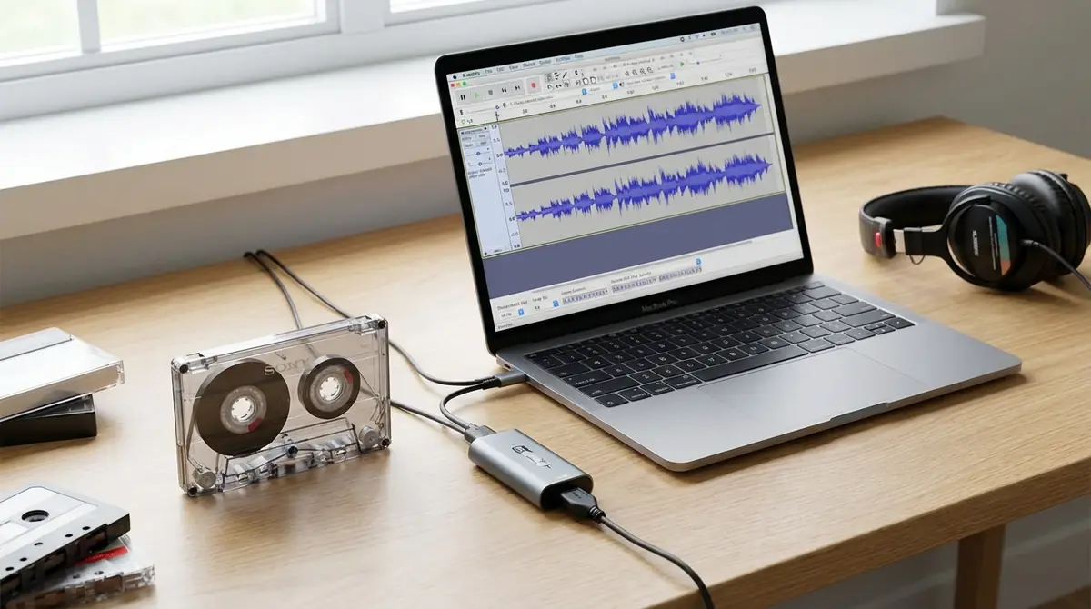 【自分でやる】カセットテープをデジタル化する手順