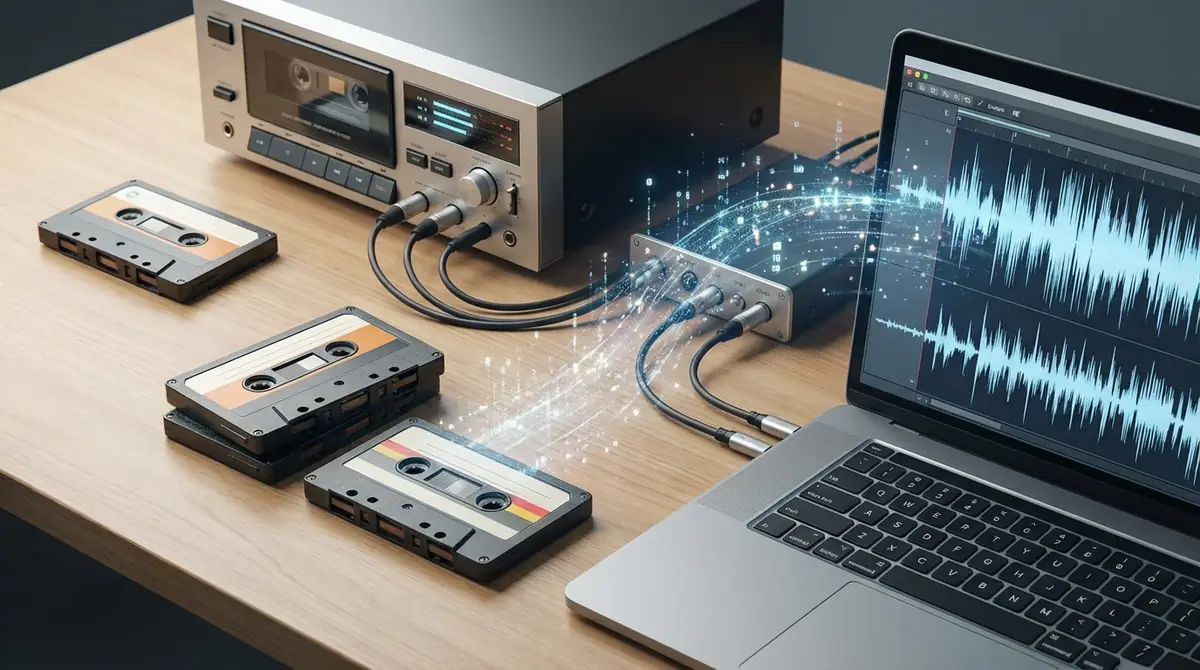 カセットテープのデジタル化を業者に依頼する方法