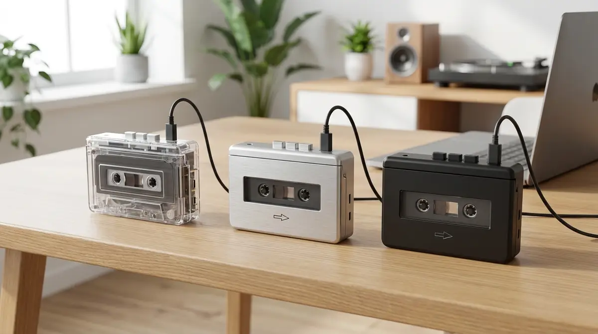 おすすめのUSB接続カセットプレーヤー3選