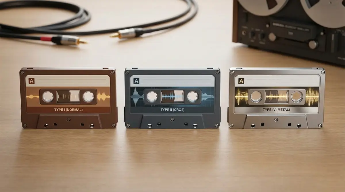 テープの種類で音質はこう変わる｜ノーマル・ハイポジ・メタル比較