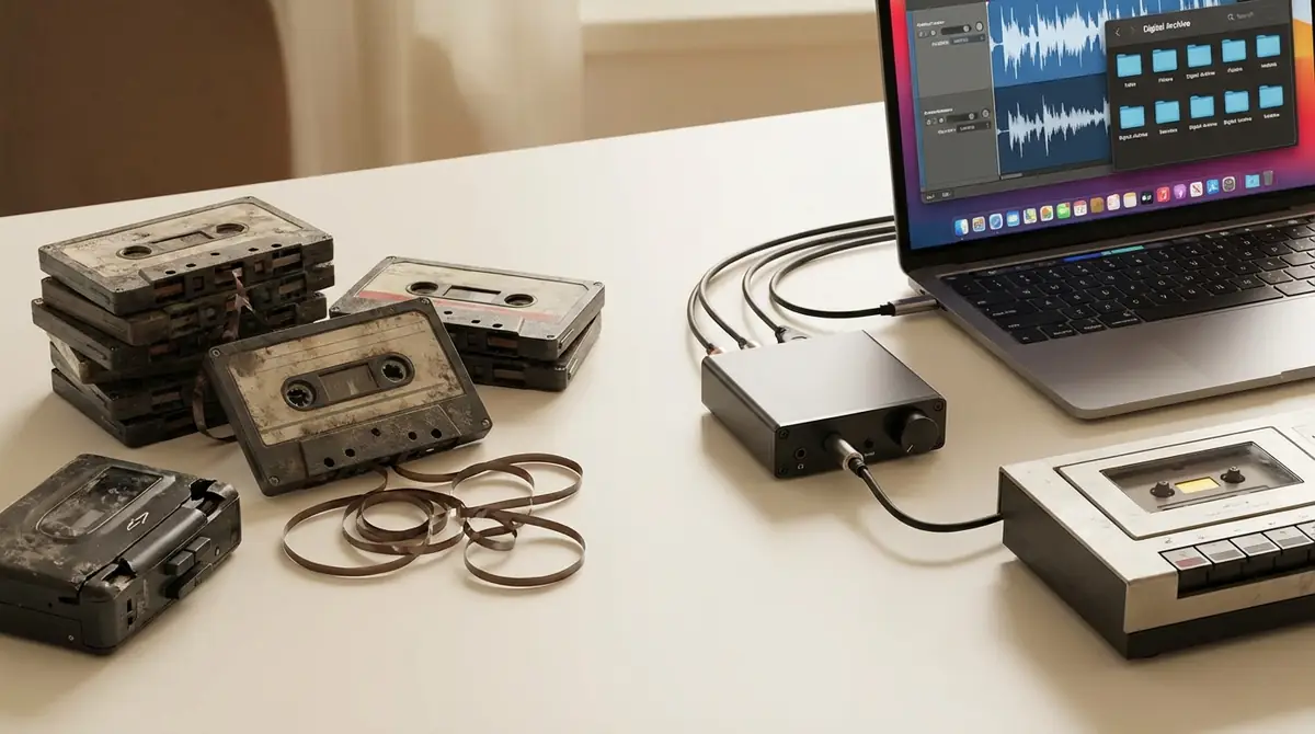 カセットテープのデジタル化でよくある失敗と解決策