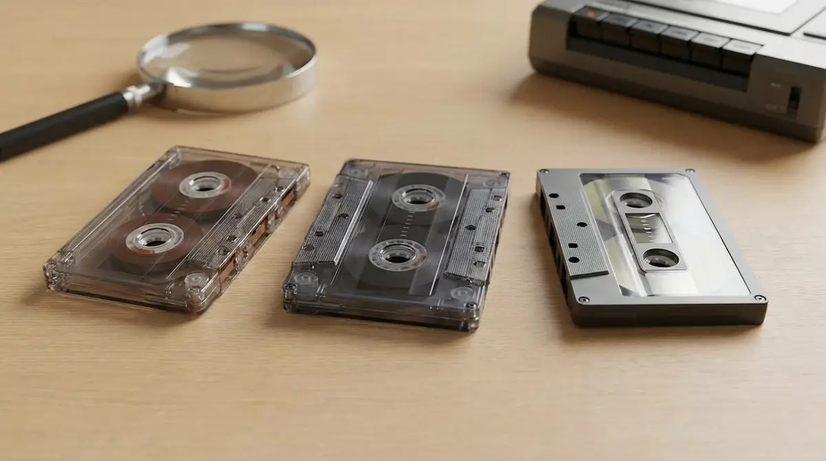 カセットテープの種類を見分ける3つの方法