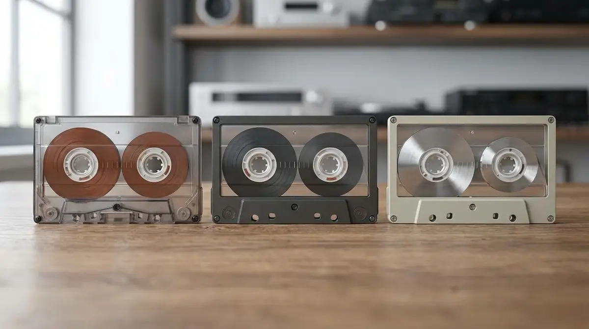 カセットテープの種類と構造の違い｜ノーマル・ハイポジ・メタル