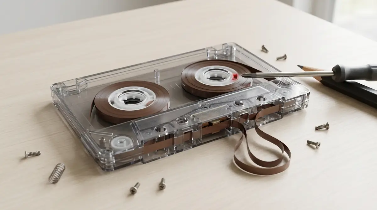 仕組みを知ると解決できるカセットテープのトラブル3選