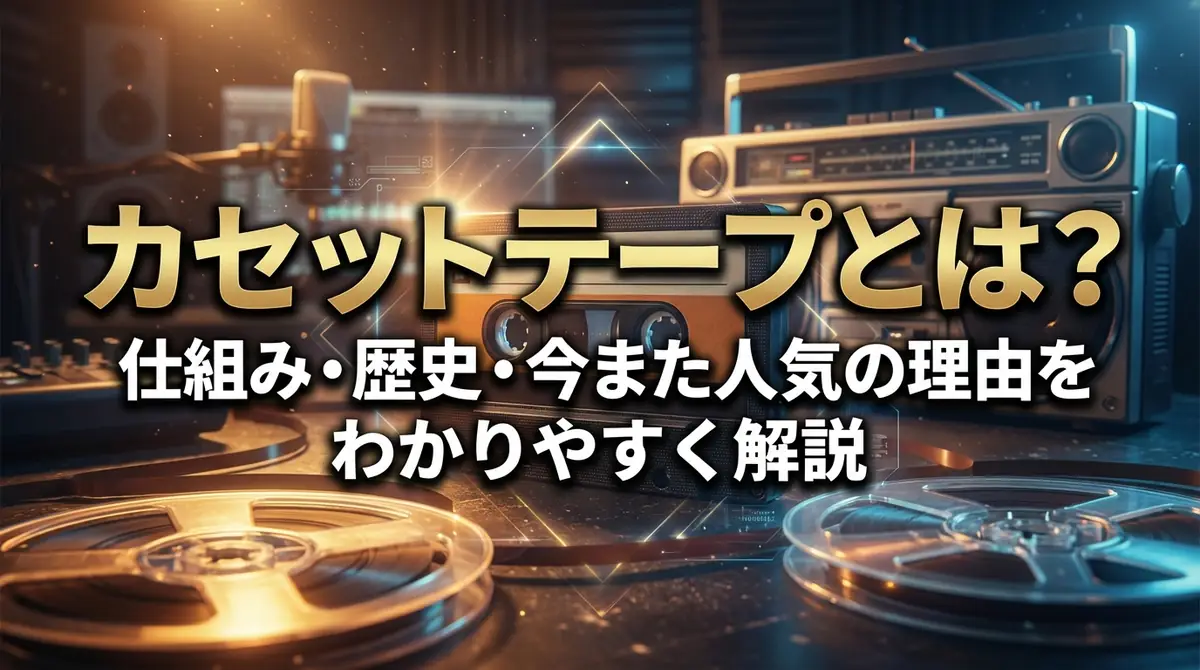 カセットテープとは?仕組み・歴史・今また人気の理由をわかりやすく解説