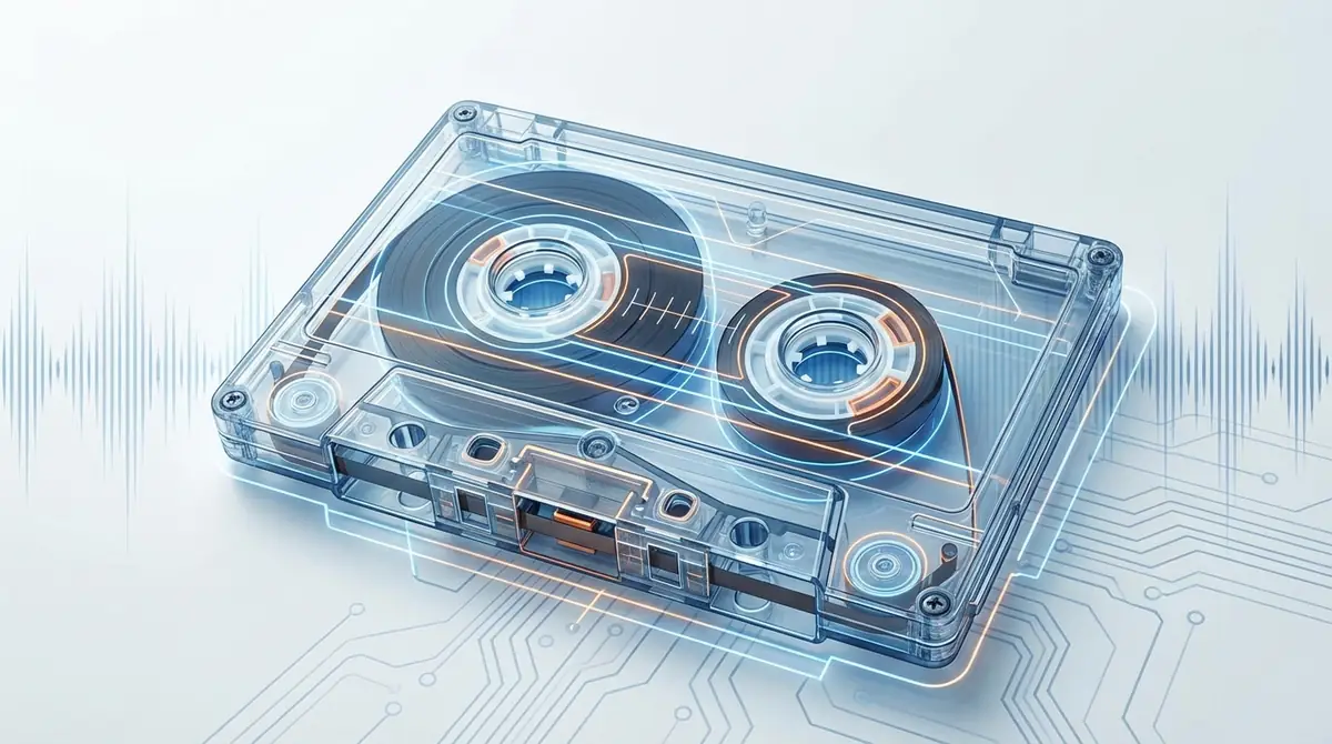 カセットテープとは?定義と基本構造を図解で解説