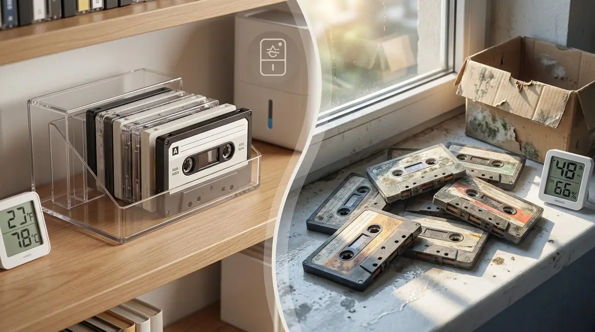 カセットテープの寿命は10〜30年が目安｜保存状態で大きく変わる