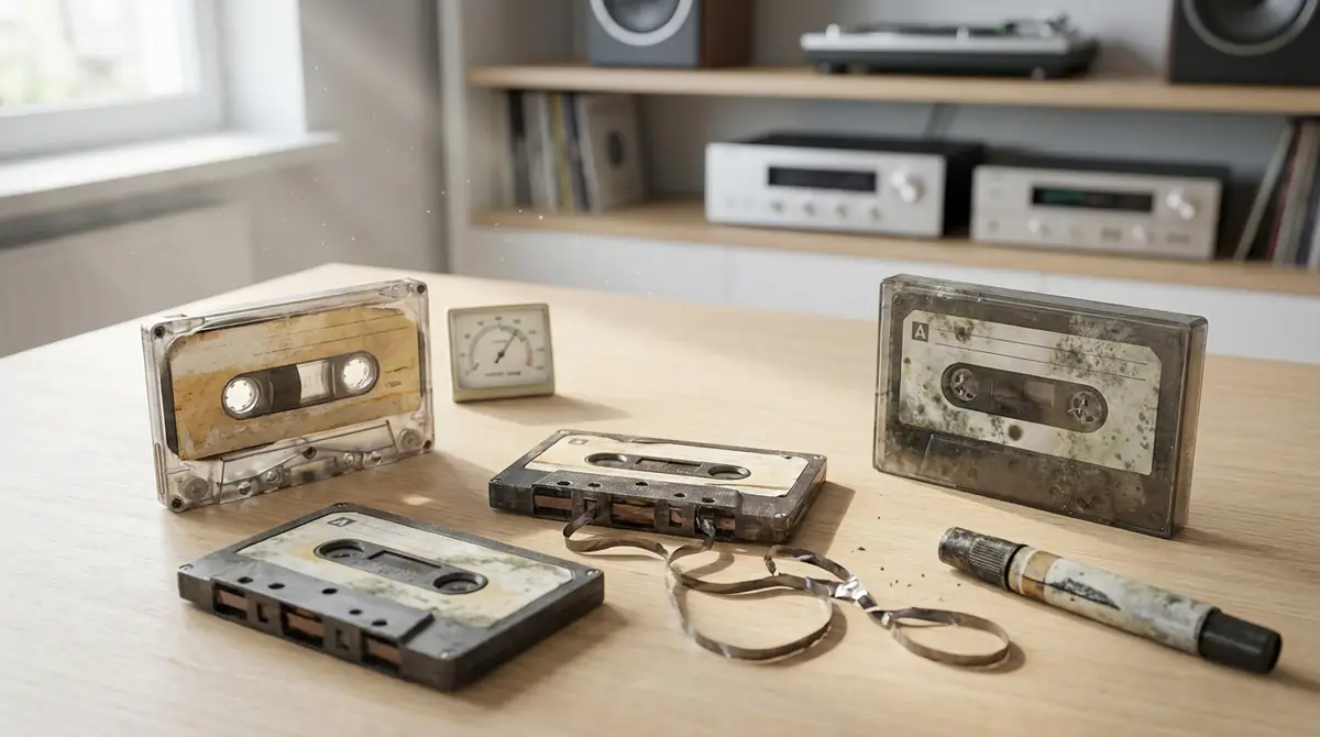 カセットテープが劣化する3つの原因
