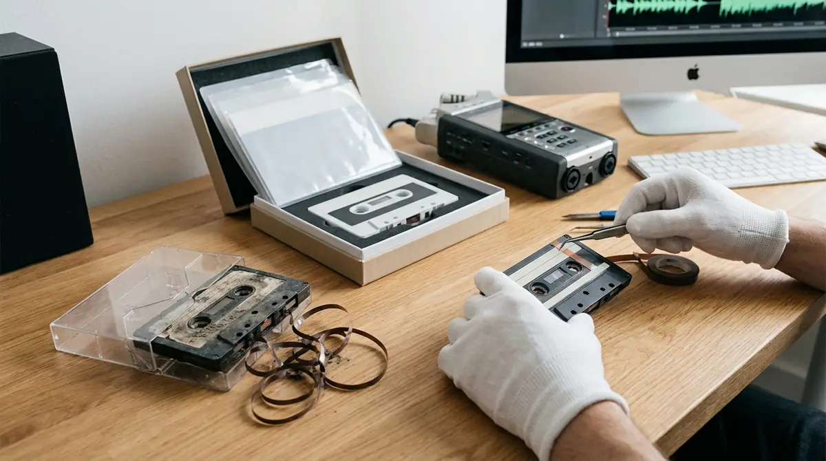 寿命が心配なカセットテープを救う3つの対処法