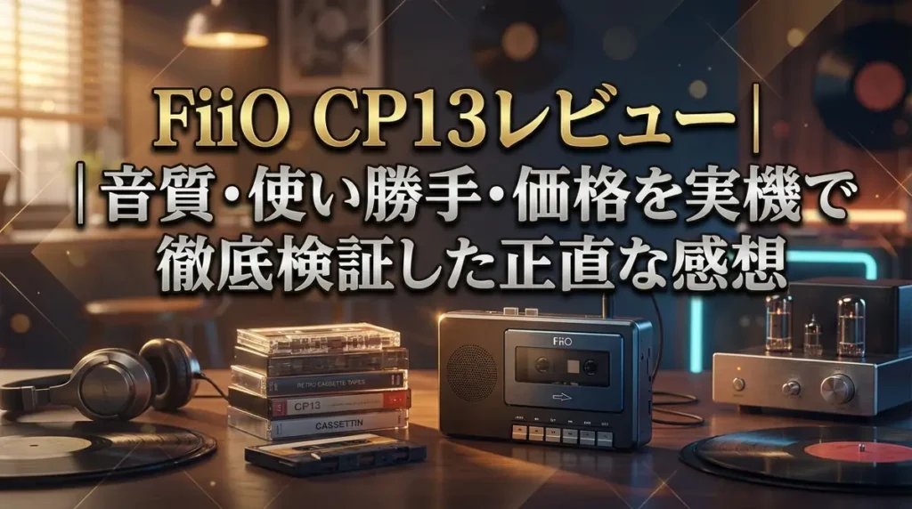 FiiO CP13レビュー｜音質・使い勝手・価格を実機で徹底検証した正直な感想