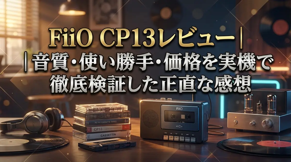 FiiO CP13レビュー|音質・使い勝手・価格を実機で徹底検証した正直な感想