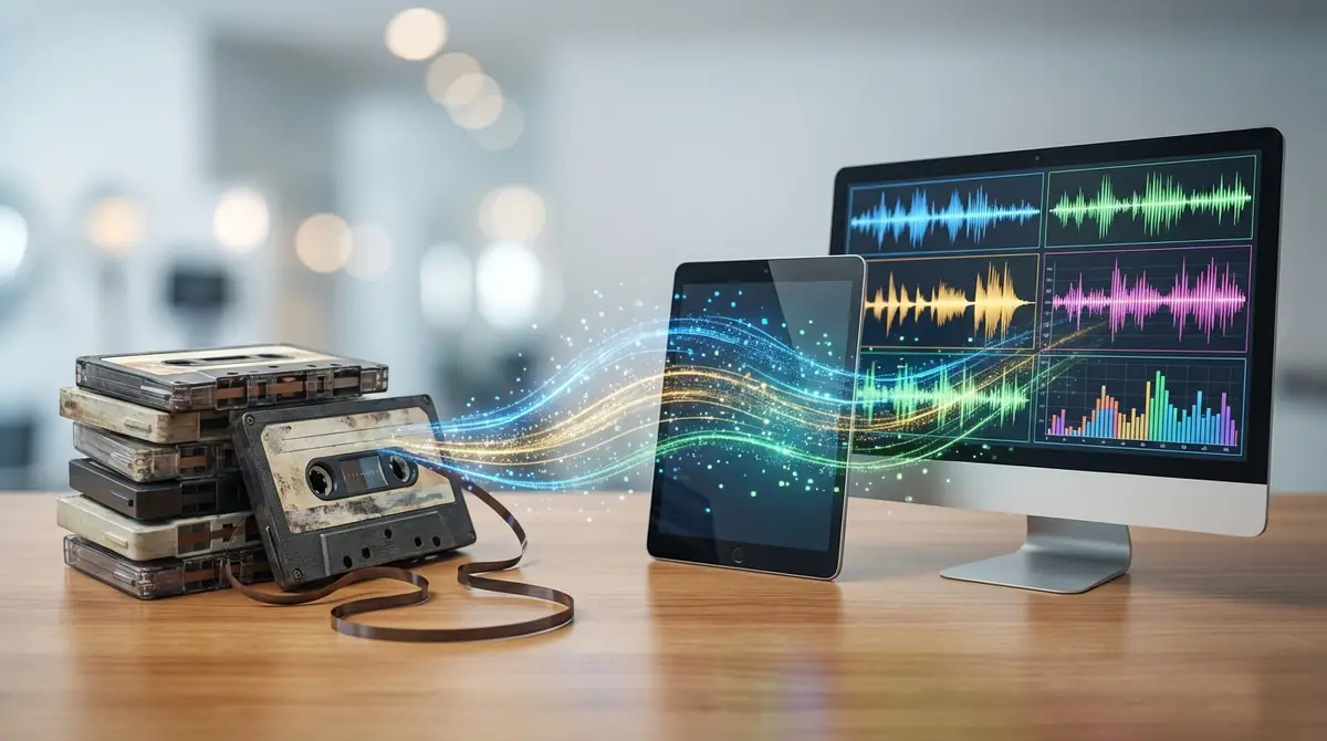 カセットテープのデジタル化業者おすすめ5社を比較