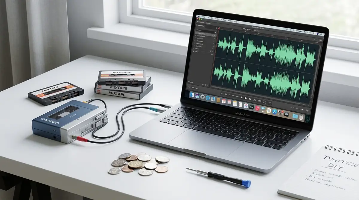 自分でカセットテープをデジタル化する方法と費用