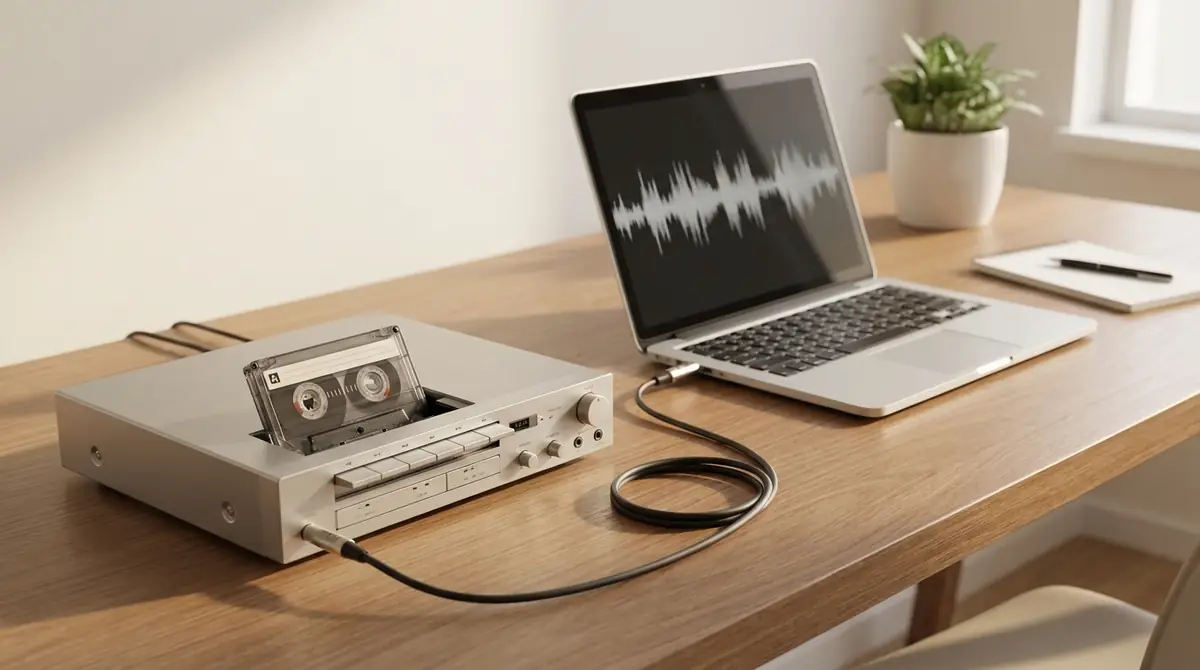 カセットテープをPCに取り込む仕組みと全体の流れ