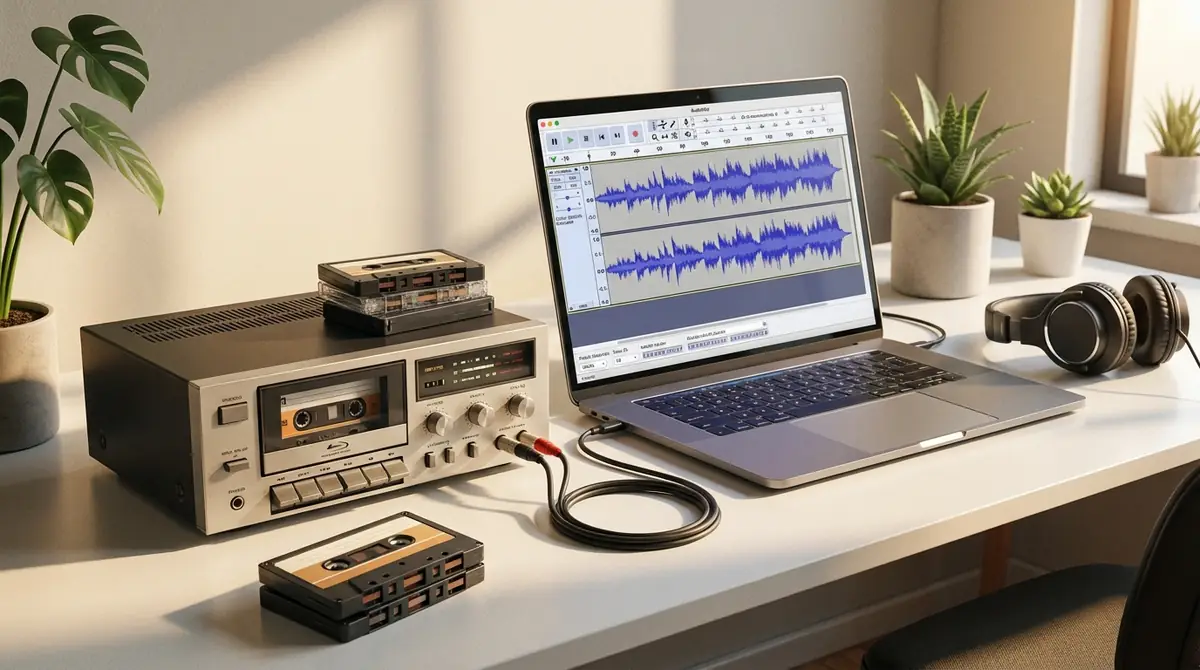 Audacityでカセットテープを取り込む手順【実践編】