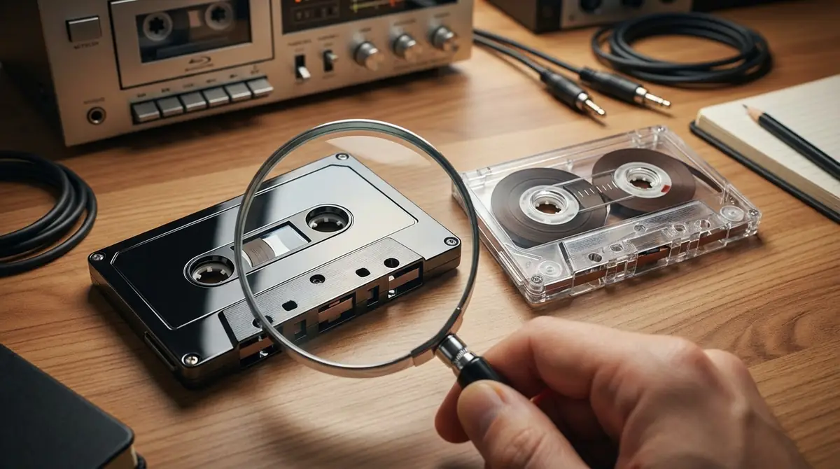 メタルテープの見分け方|手持ちのカセットを確認する方法