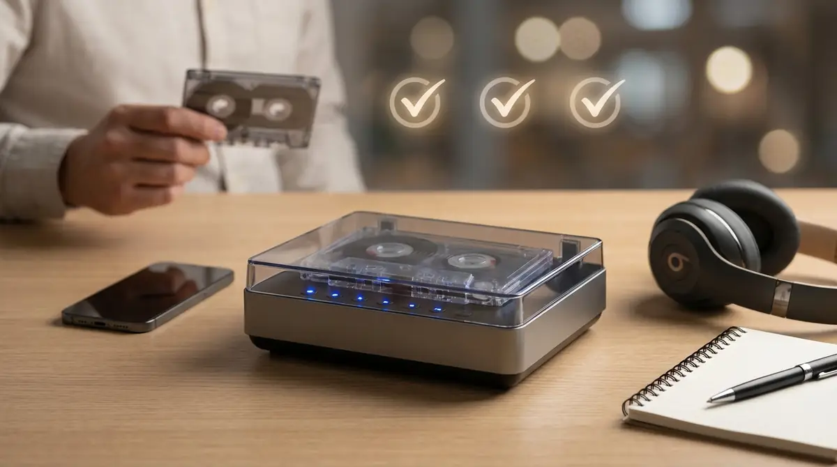 Bluetoothカセットプレーヤー購入前に知っておきたい3つの注意点