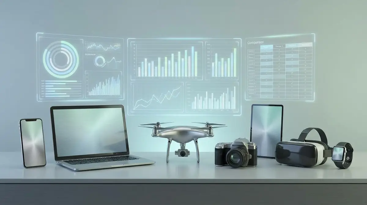 7製品のスペック比較表