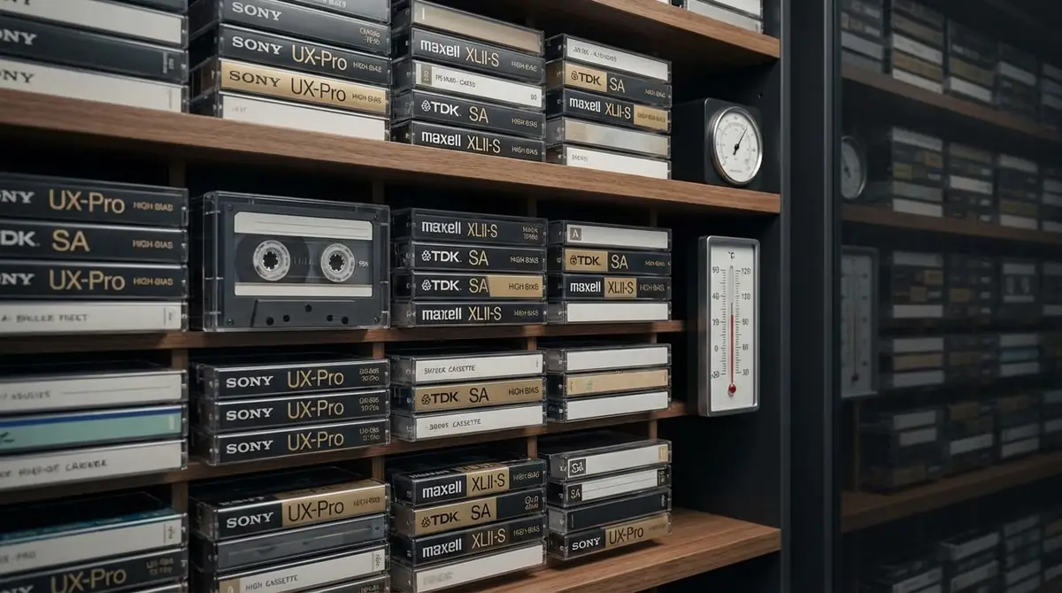 ハイポジションカセットテープの保管方法｜劣化を防ぐ3つの原則