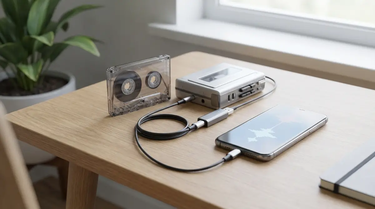 【結論】カセットテープはスマホに取り込める？必要なものと費用目安