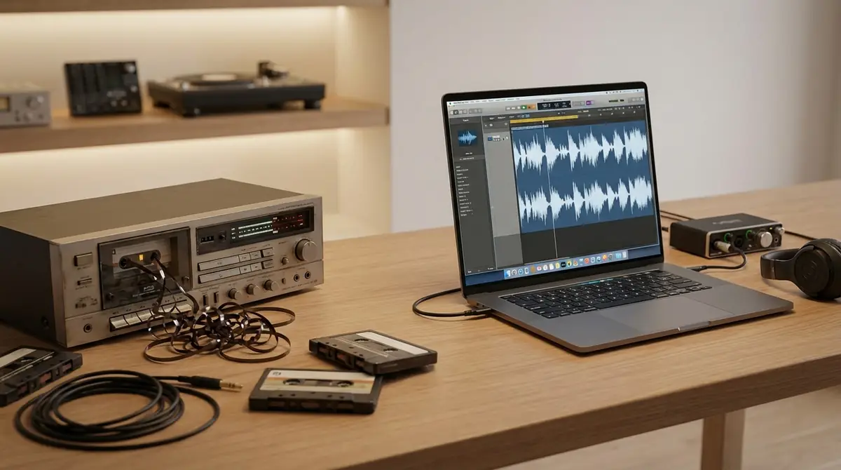 カセットテープ取り込み時のトラブルと解決策