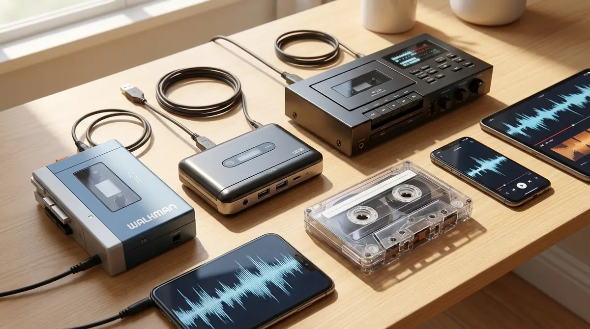 カセットテープのスマホ取り込みにおすすめのプレーヤー4選