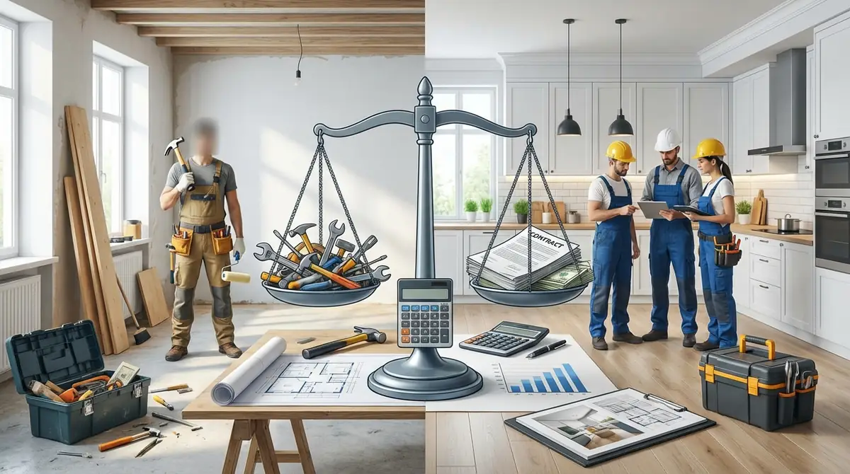 自分でやるか業者に頼むか？判断基準と費用比較