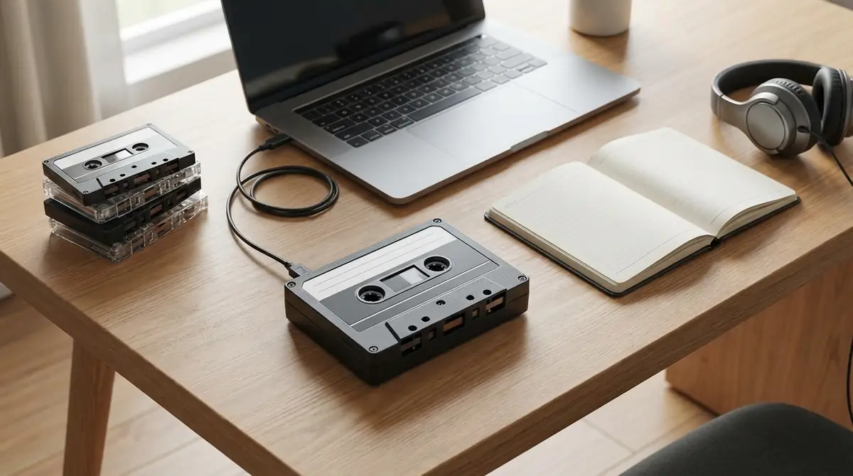 USBカセットプレーヤーの使い方|5ステップ完全手順