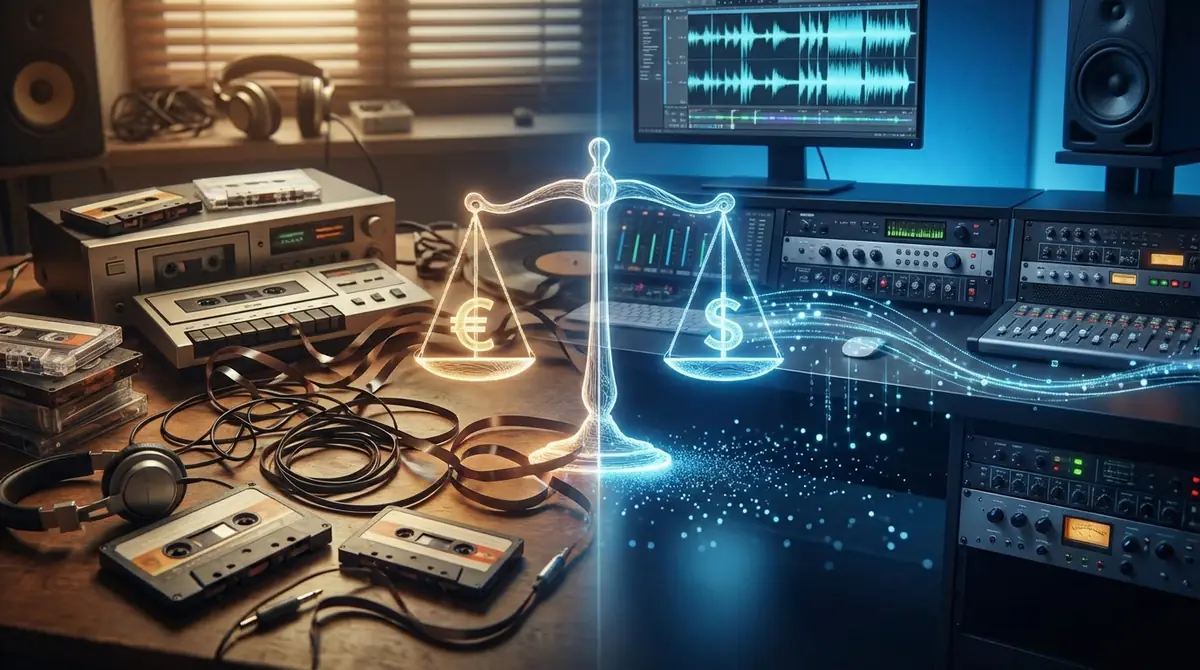 カセットのデジタル化は業者と自分でやるのどっちがいい?コスト比較