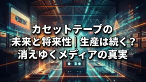 カセットテープの未来と将来性｜生産は続く？消えゆくメディアの真実
