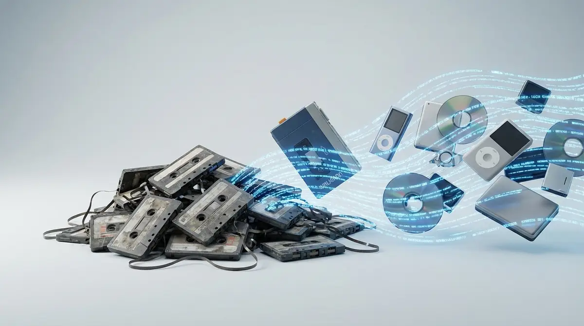 カセットテープ衰退の理由｜1990〜2000年代デジタル化の波