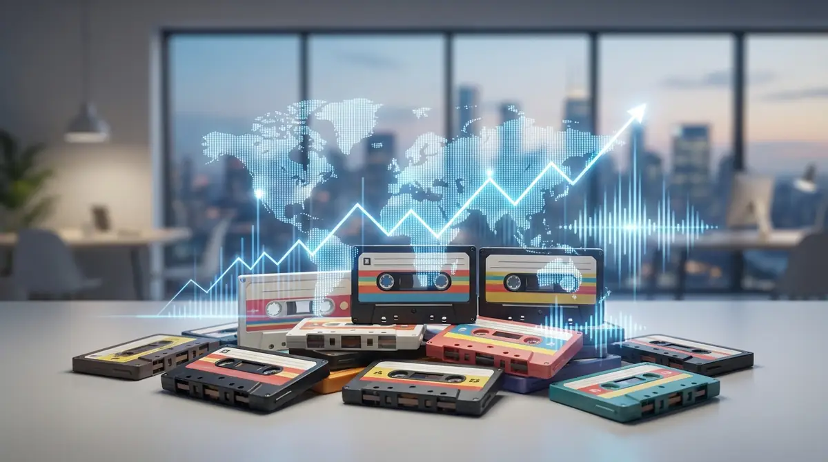 海外カセットテープブームは本当か?最新データで検証する