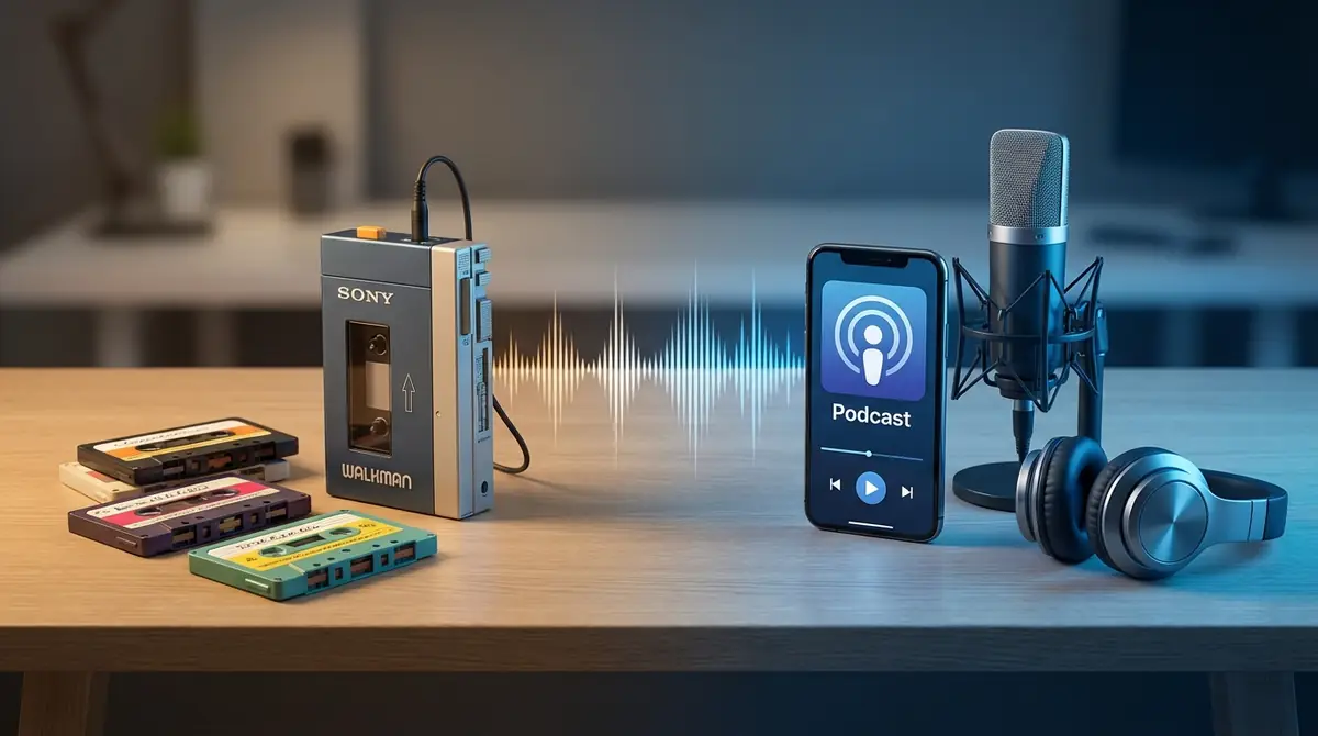 カセットテープとポッドキャストを7つの観点で徹底比較