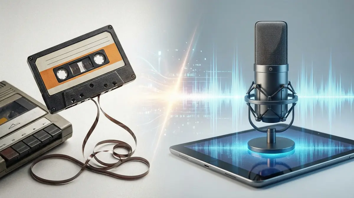 カセットテープとポッドキャストの違いに関するよくある質問