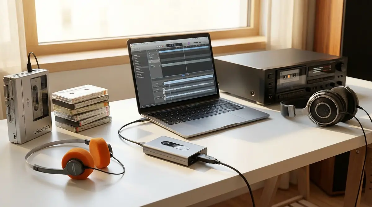 思い出のカセットテープをもう一度聴く3つの方法