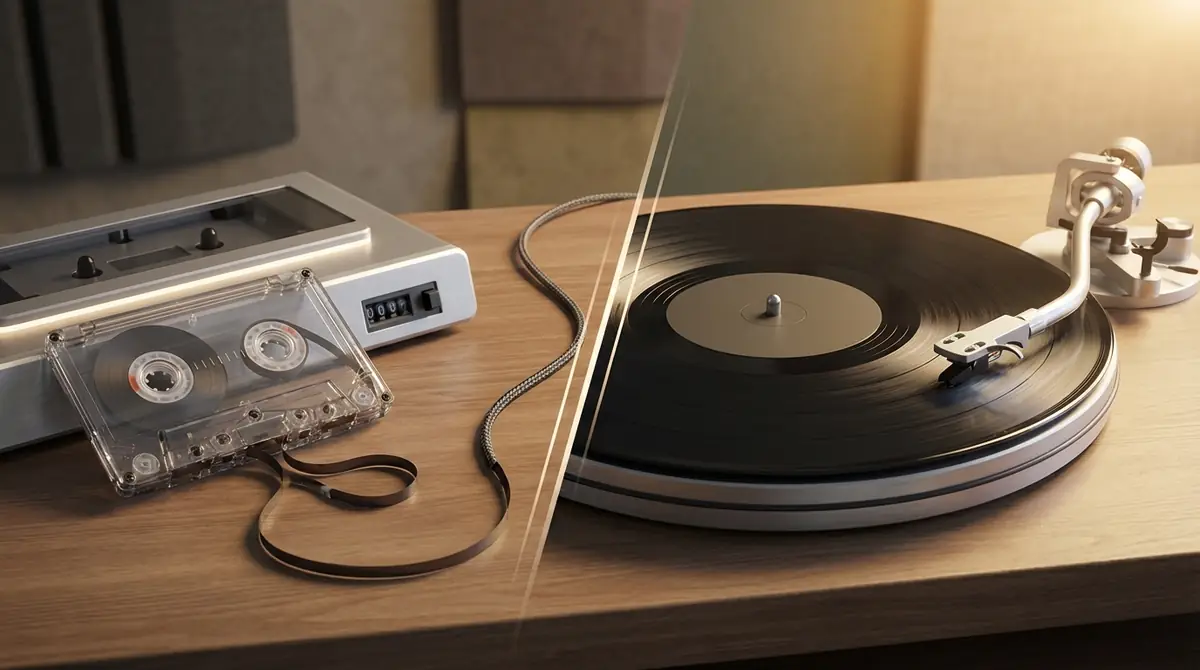 カセットテープとレコードの違いは?人気の理由を比較