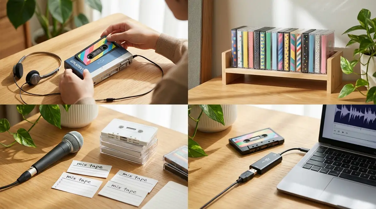 平成レトロなカセットテープの楽しみ方4選