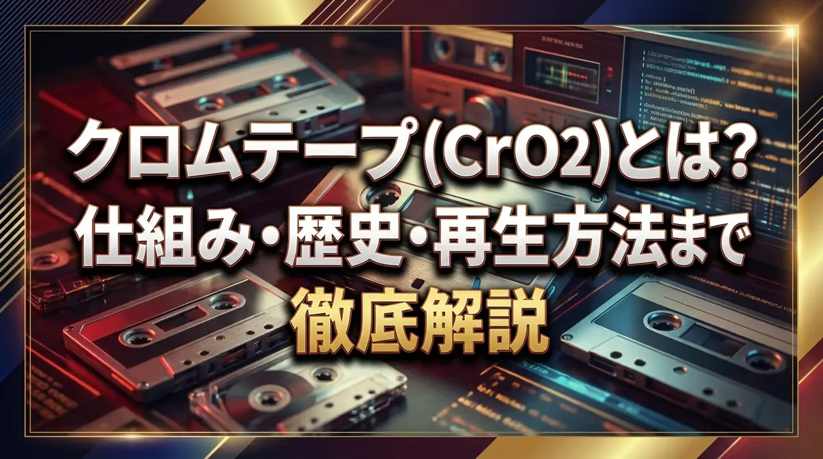 クロムテープ（CrO2）とは？仕組み・歴史・再生方法まで徹底解説
