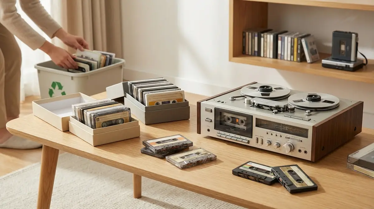 手持ちのカセットテープはどうする？活用・処分方法