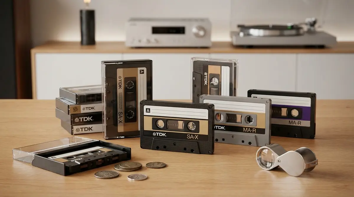 TDKカセットテープの買取価格と売却方法