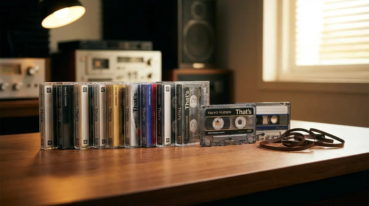 太陽誘電「That's」カセットテープとは?ブランドの歴史と製品哲学