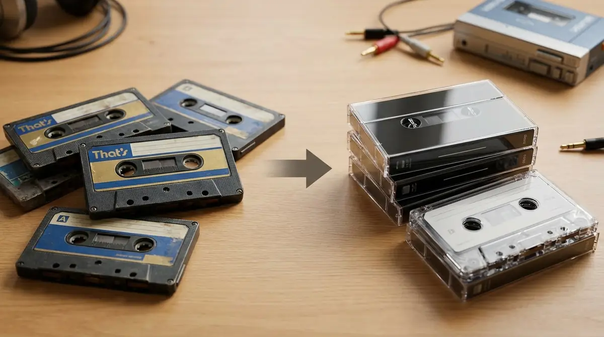 That'sが手に入らないときの代替品|現行カセットテープとの比較