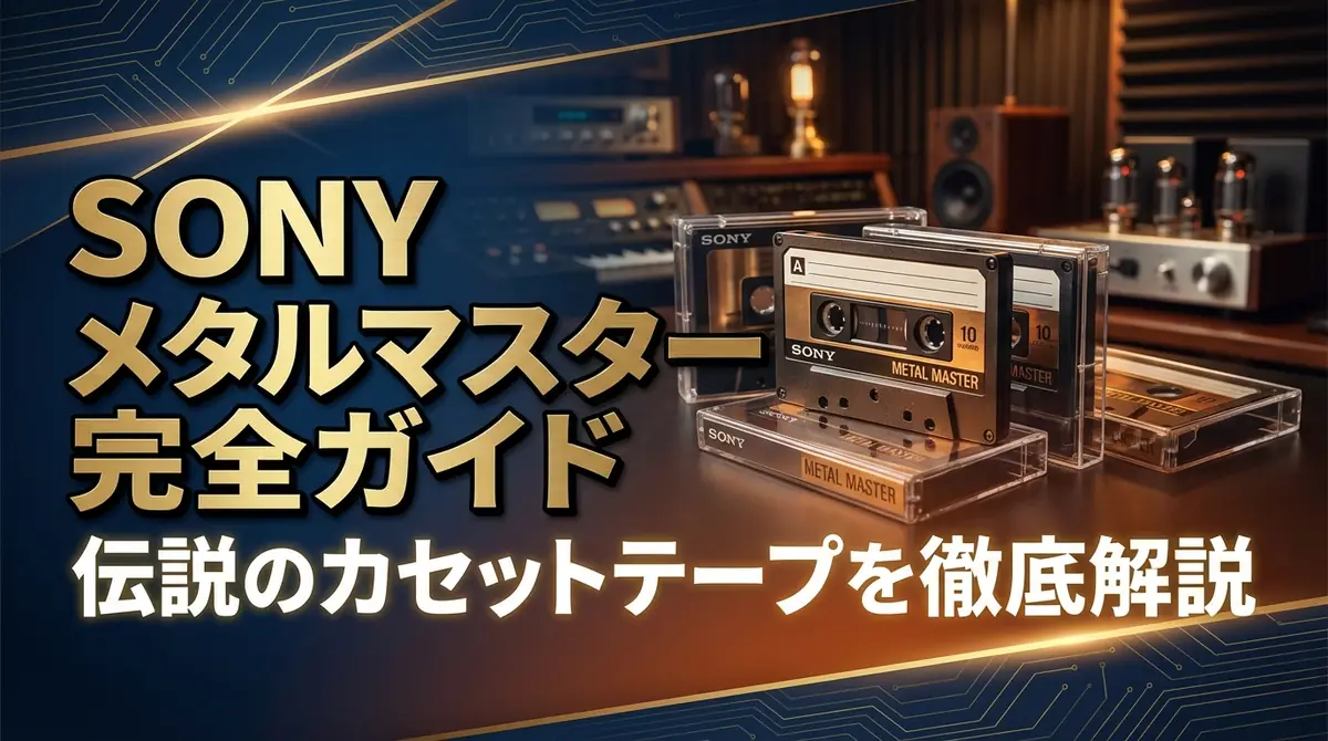 SONY メタルマスター完全ガイド|伝説のカセットテープを徹底解説