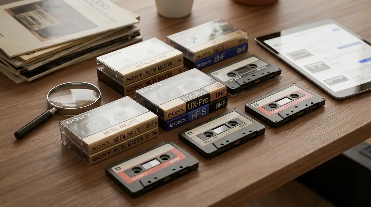 SONYカセットテープの入手方法と相場