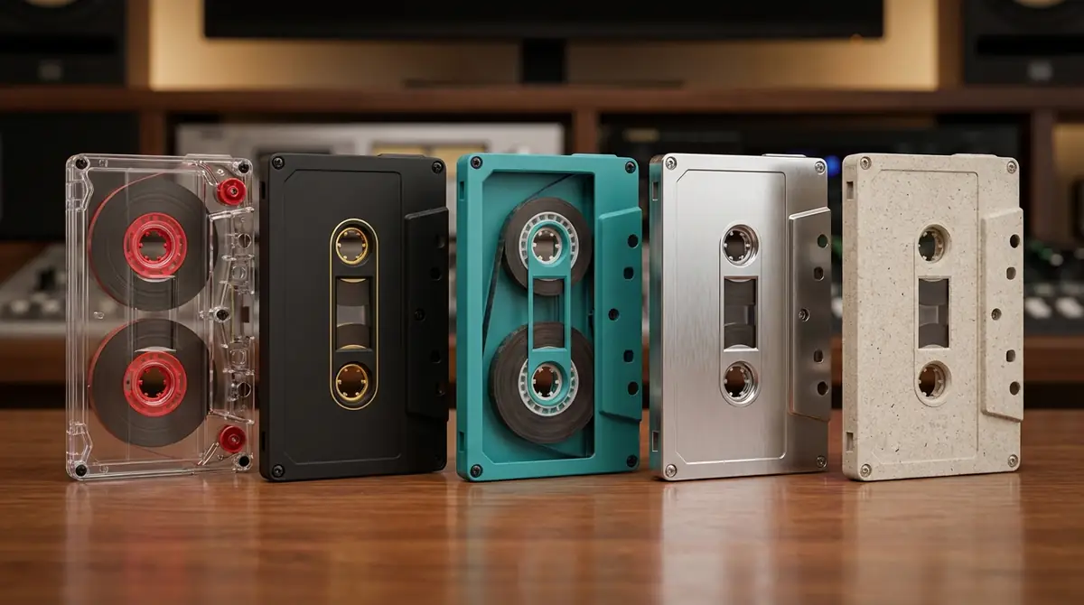 【結論】今買えるカセットテープメーカー5社と特徴を比較